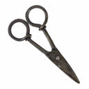 Rustic sewing scissors, medieval, iron