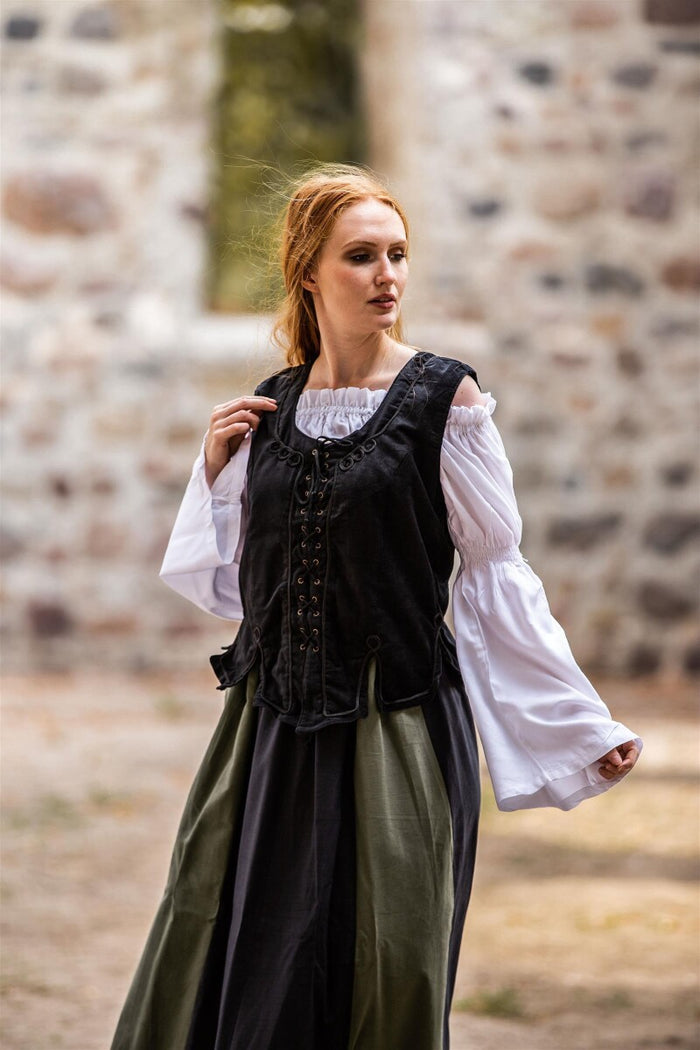 Doublet Odette, cotton velvet, black