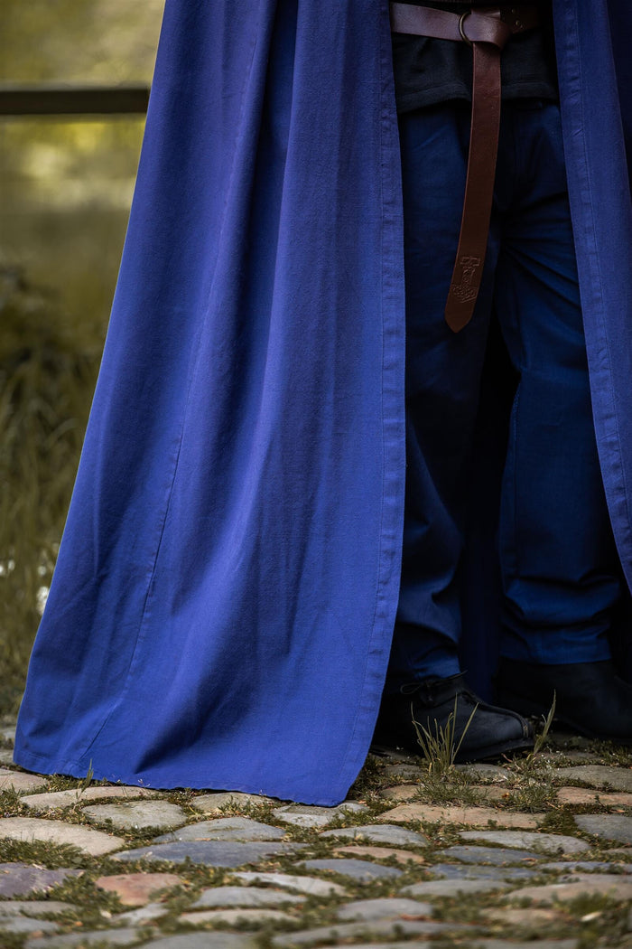 Cotton cloak, blue