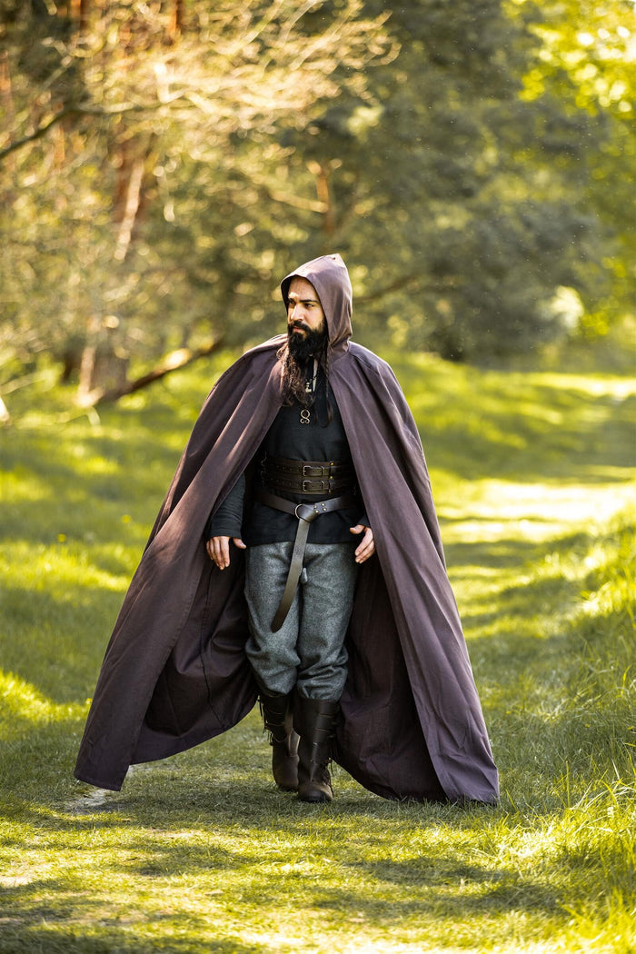 Cotton cloak, dark brown