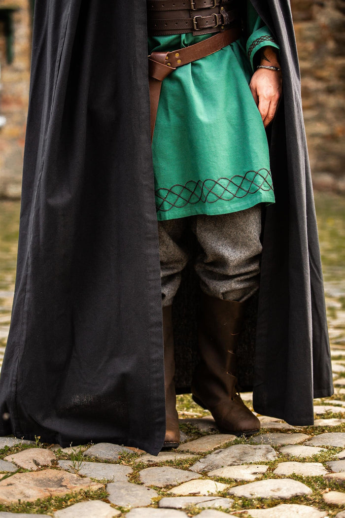Cotton cloak, black