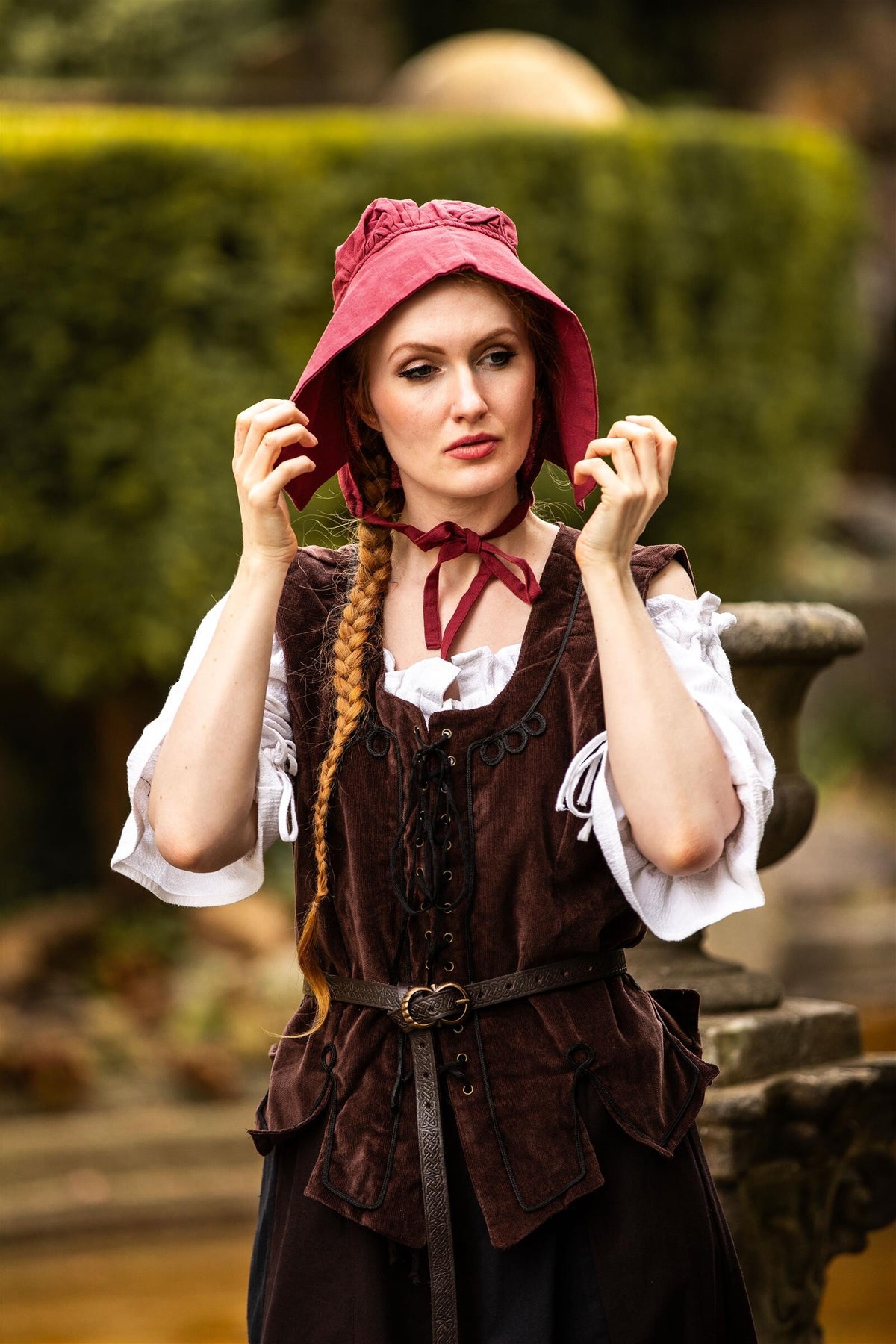 Medieval cap red