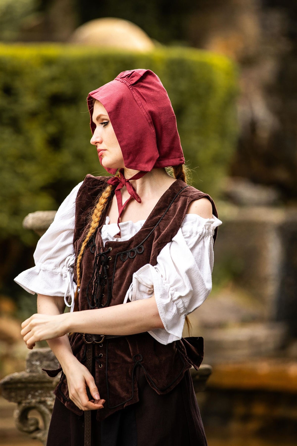 Medieval cap red