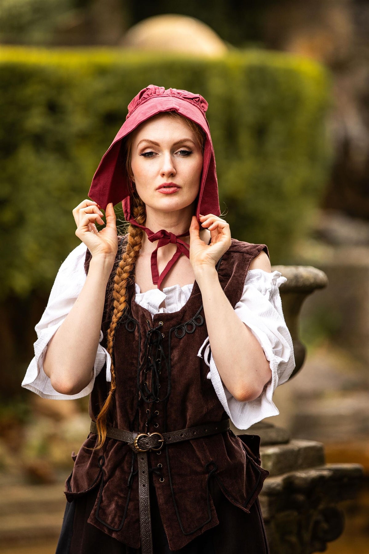 Medieval cap red
