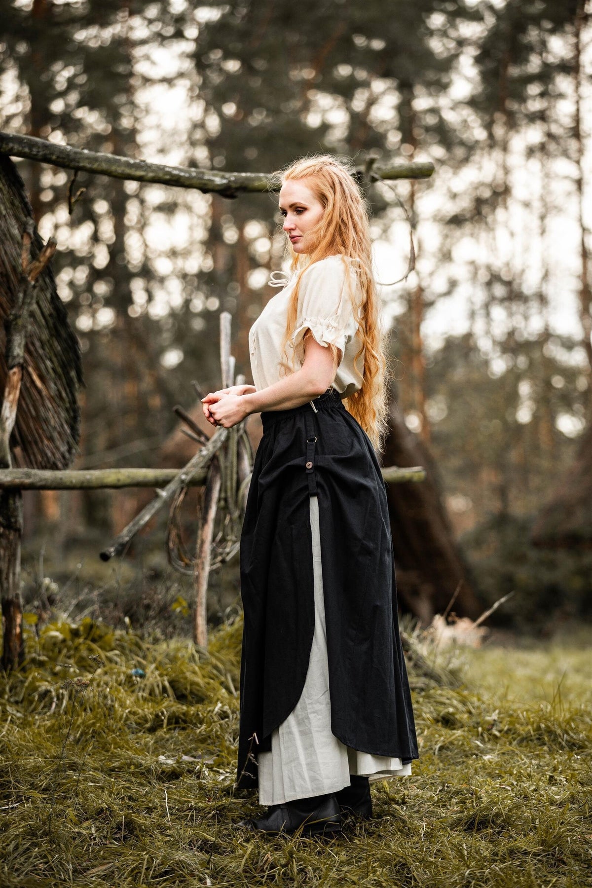 Baroque blouse Morgause, cream