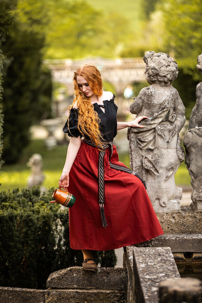 Baroque blouse Morgause, black