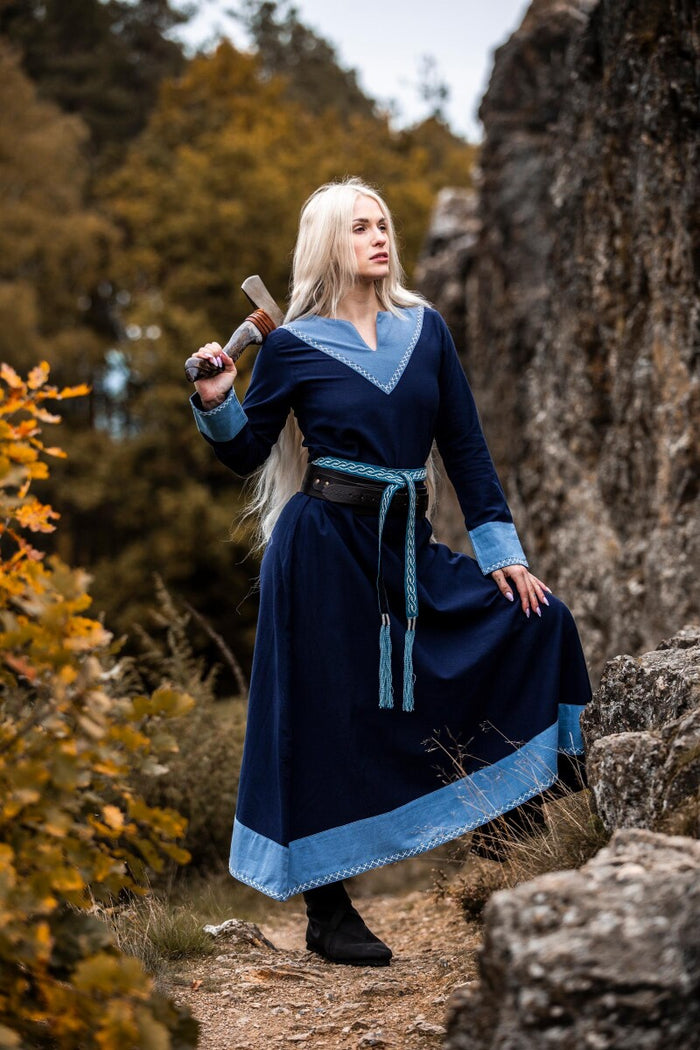 Viking jurk Estrid, blauw