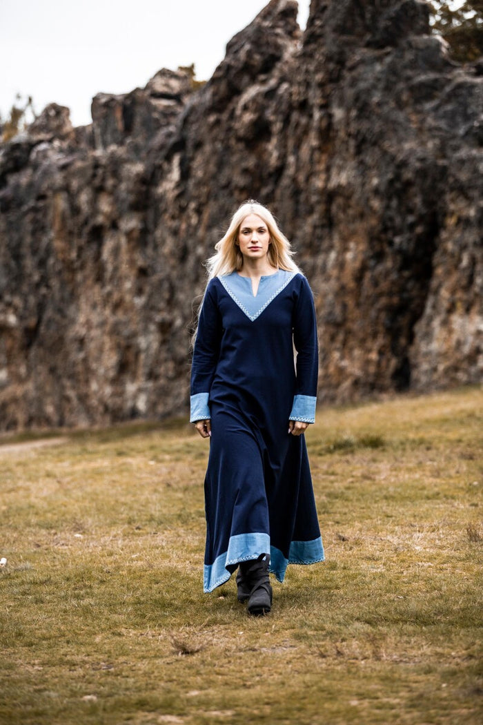 Viking jurk Estrid, blauw