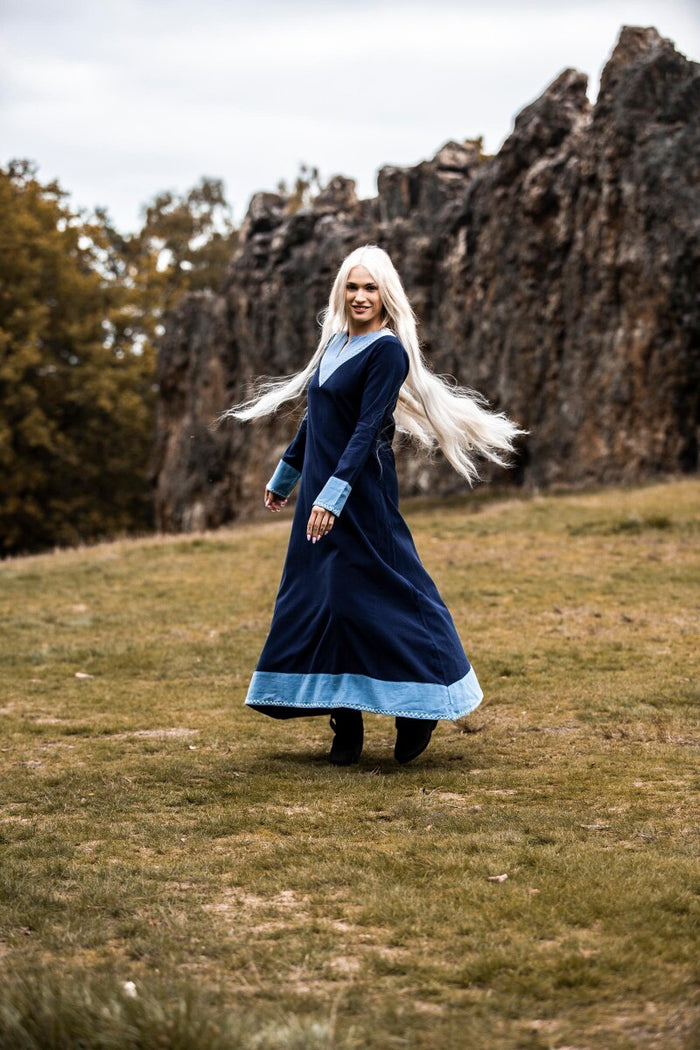 Viking jurk Estrid, blauw