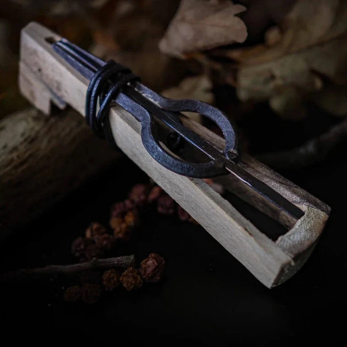 Jew's harp large, forged iron
