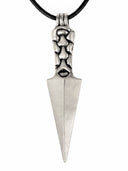 Viking pendant Gungnir, silvered bronze
