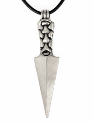 Viking pendant Gungnir, silvered bronze