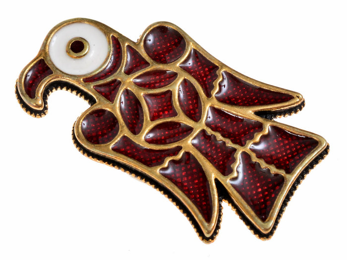 Oostgotische adelaarsfibula, rechts, brons