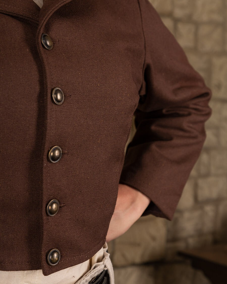 Early pea jacket, brown
