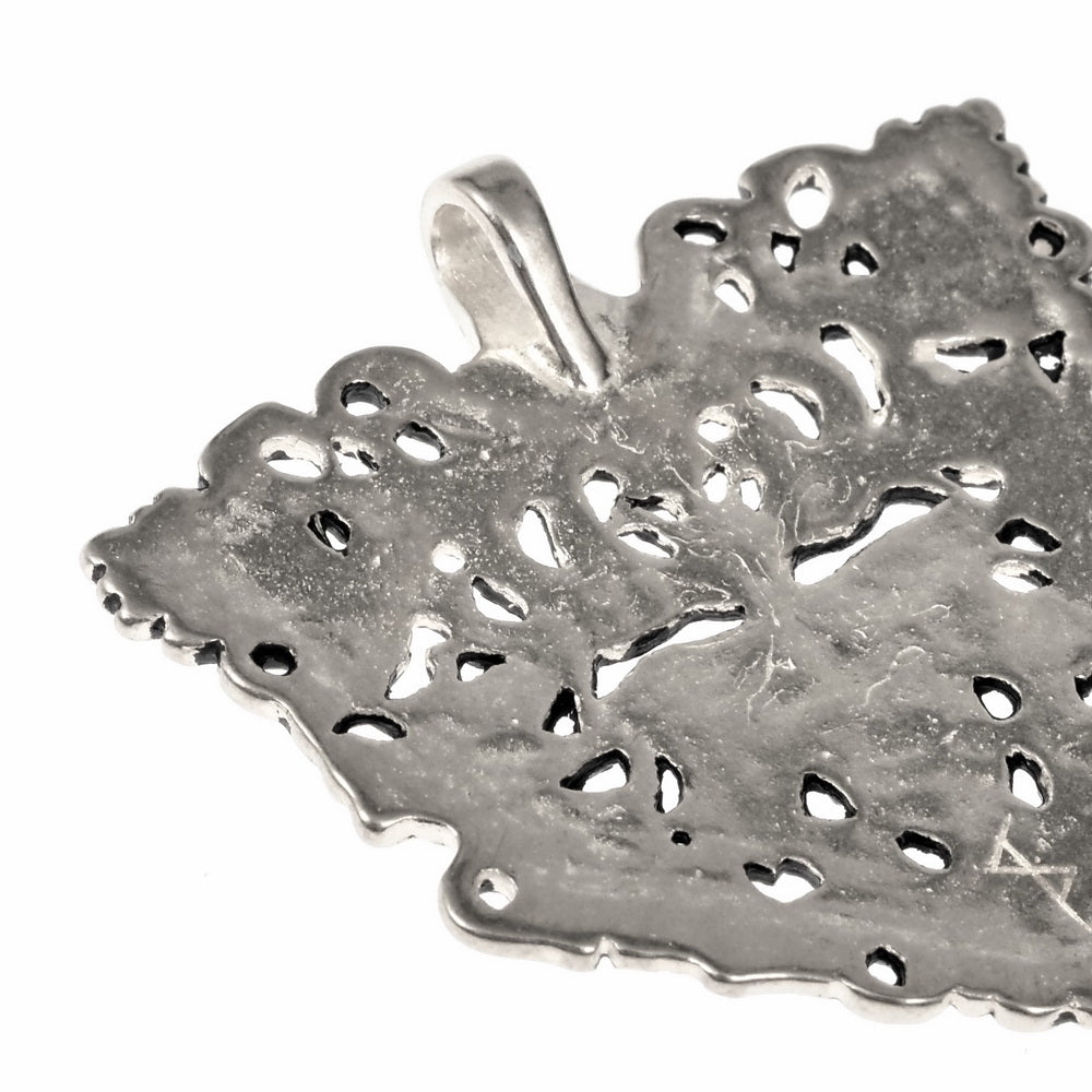 Green Man pendant, medieval, bronze
