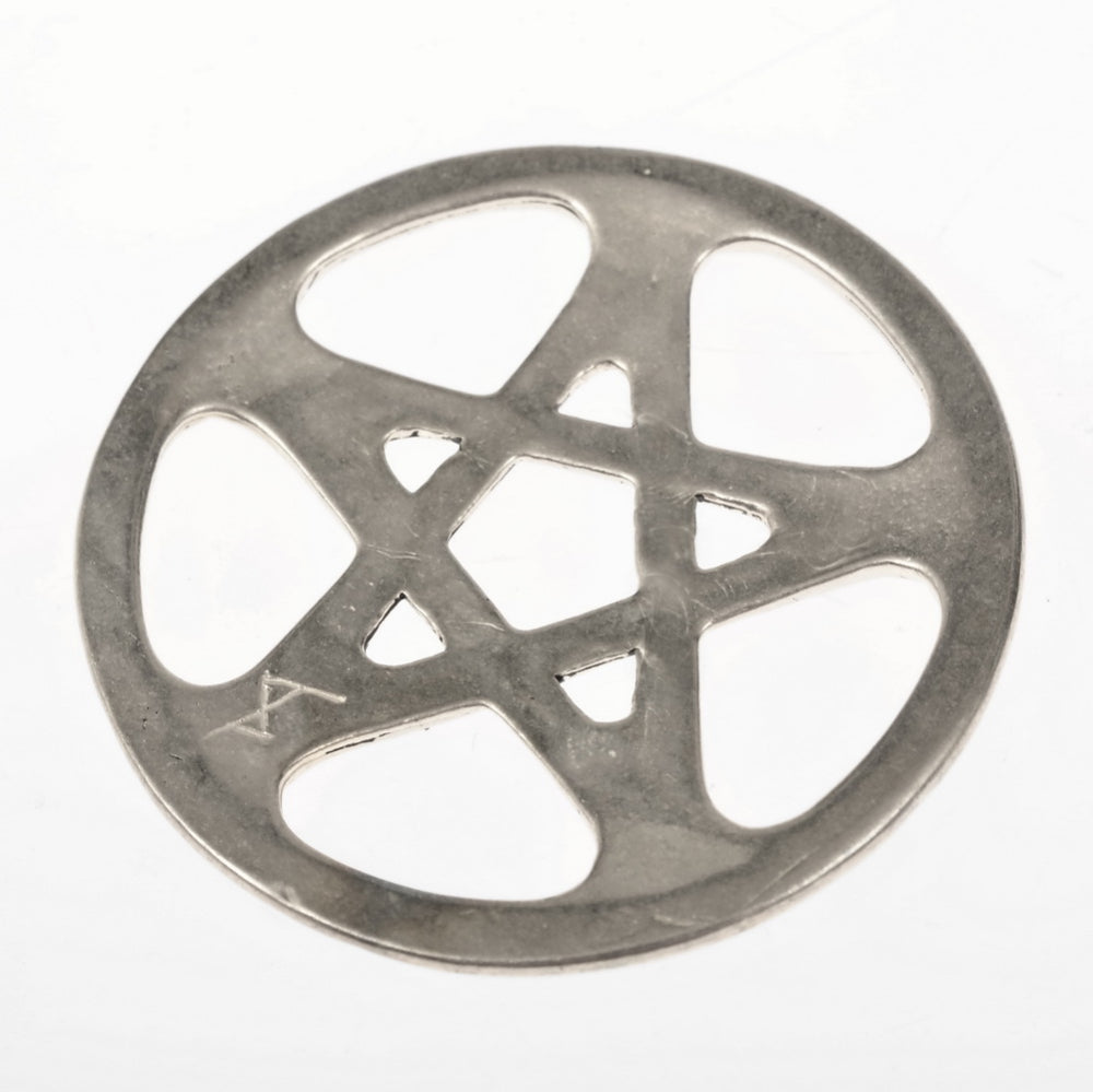 Celtic pentagram pendant, bronze