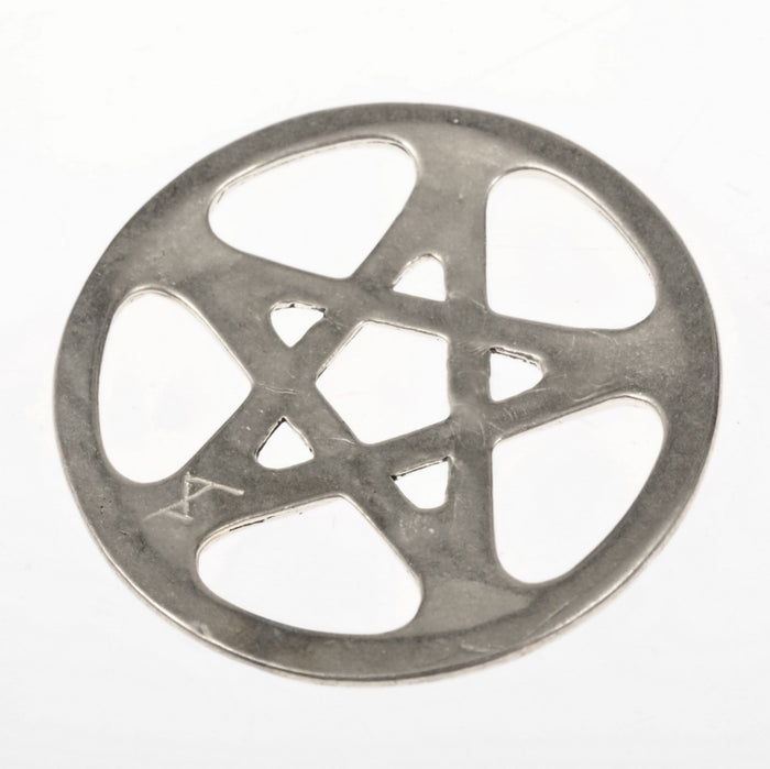 Celtic pentagram pendant, bronze