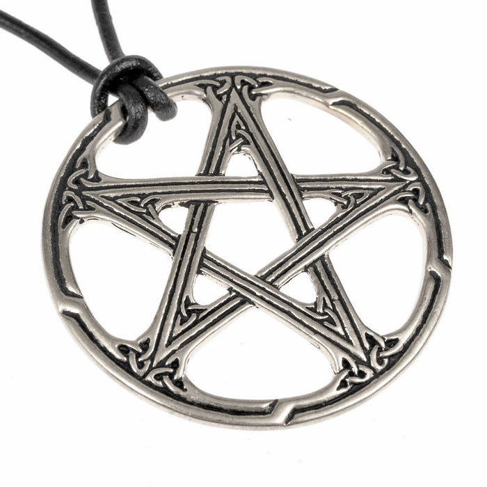 Celtic pentagram pendant, bronze