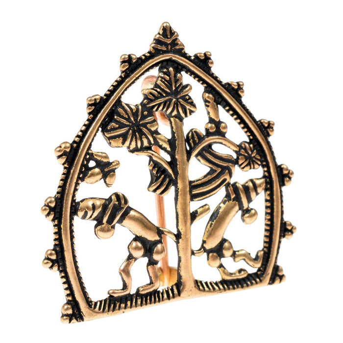 Pilgrim sign 'Greenery', 14th-15th century, bronze