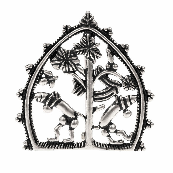 Pilgrim sign 'Greenery', 14th-15th century, bronze