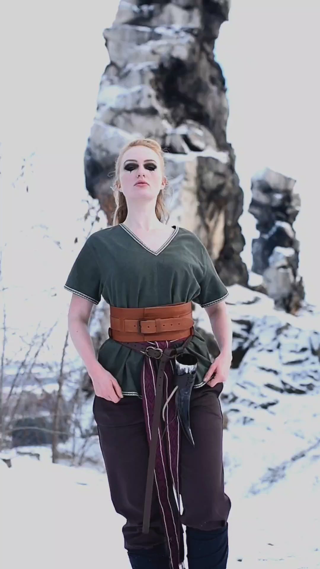 Valkyrie tunic Brynhild, green