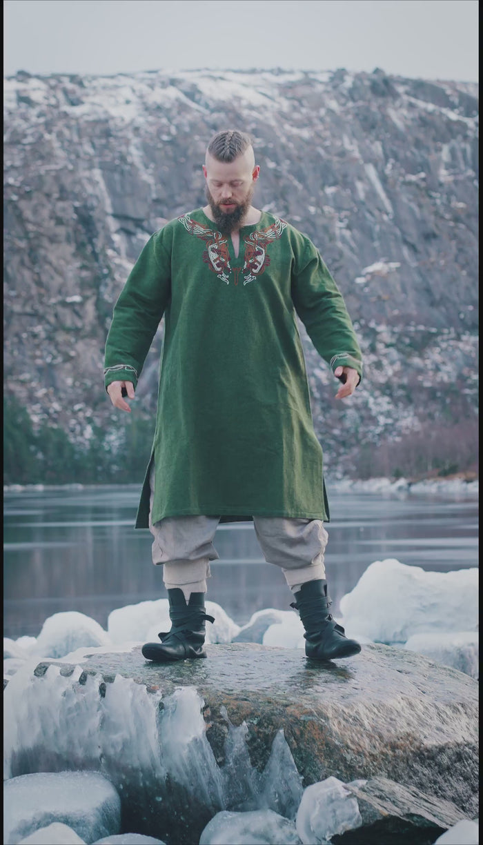 Tunic Viking jarl Hakon, green