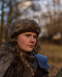 Viking hat Ragi, wool blend, black