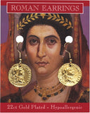 Romeinse muntoorbellen, verguld tin