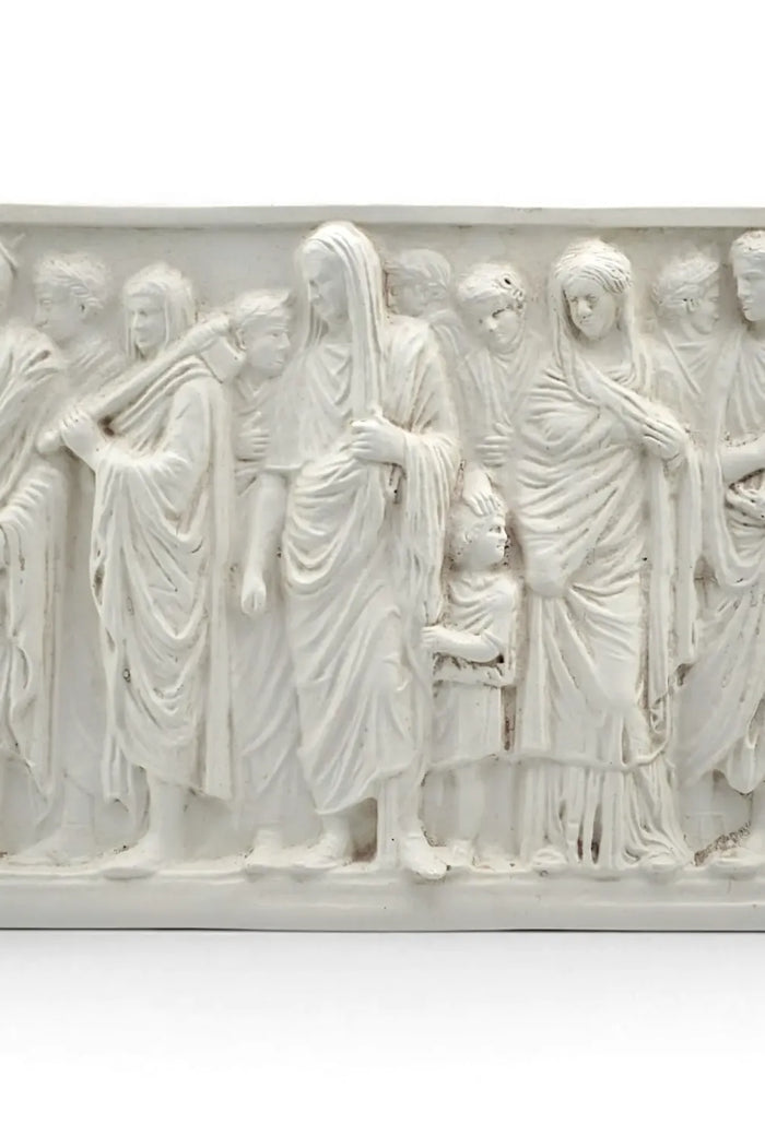 Wall relief Ara Pacis, Augustus and family, Alabaster plaster