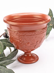 Terra sigillata relief chalice with olive branch