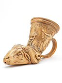 Rhyton with ram's head, Roman cult vessel