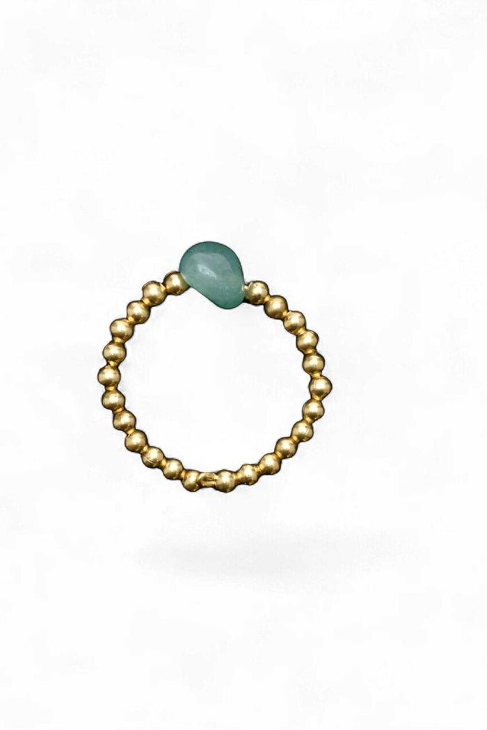 Roman ring Pompeii, green aventurine