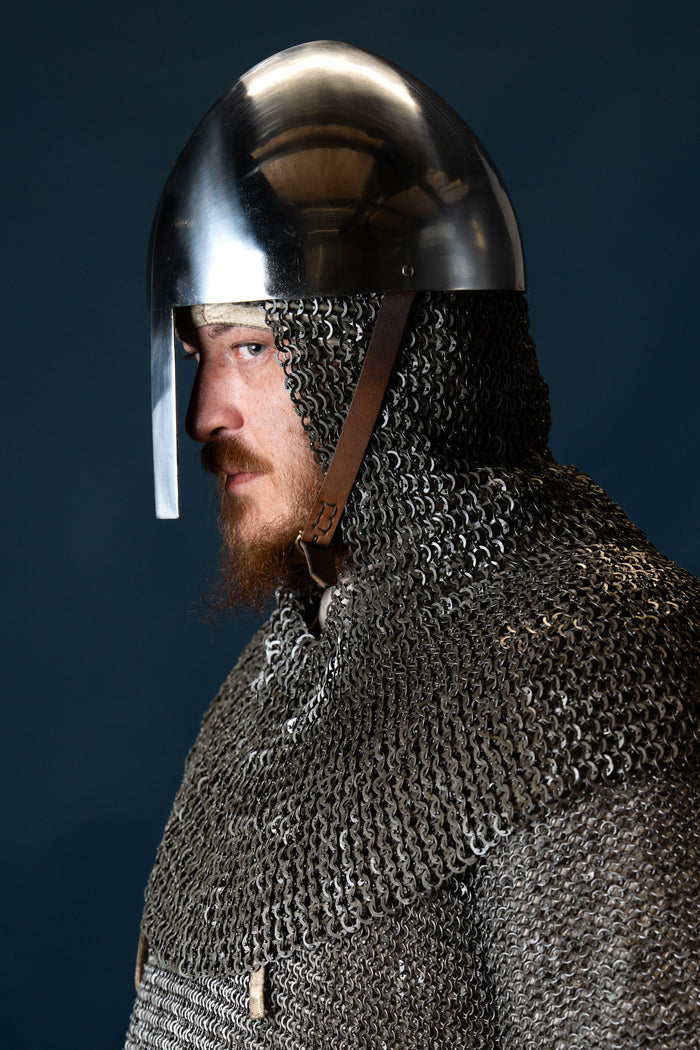 Late 12th century nasal helmet, 1.6 mm