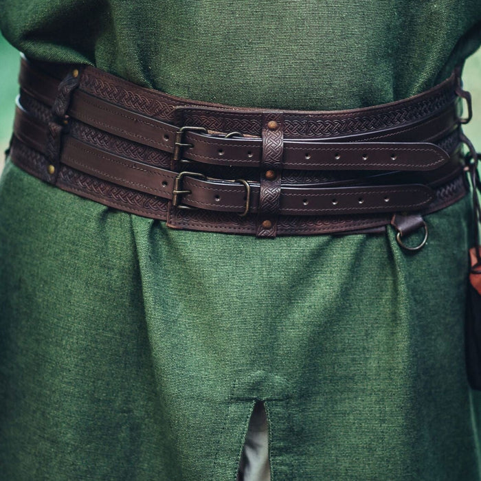 Celtic belt Ruari, dark brown