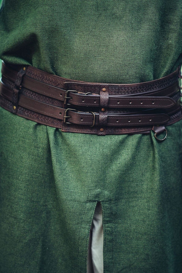 Celtic belt Ruari, dark brown