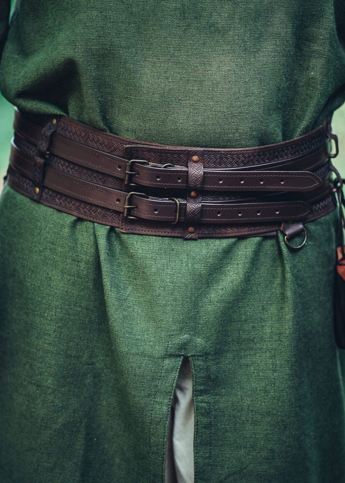 Celtic belt Ruari, dark brown