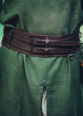 Celtic belt Ruari, dark brown