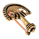 Roman pelta-fibula, bronze