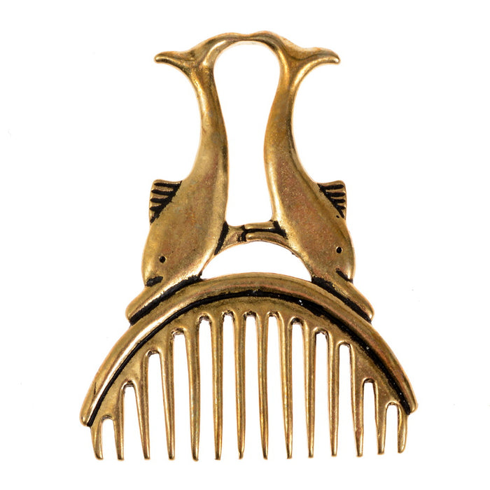 Roman dolphin crest, 1st-3rd century, bronze