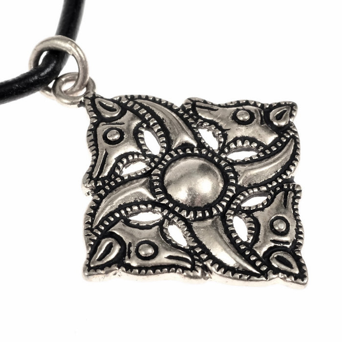 Roman horse head pendant Băiceni, 3rd-4th century, silvered bronze