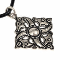 Roman horse head pendant Băiceni, 3rd-4th century, silvered bronze