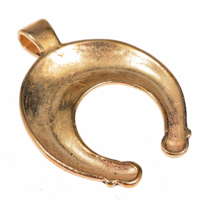 Roman crescent pendant, 1st-2nd century, bronze