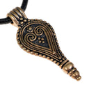 Roman drop pendant, 1st century, bronze