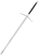 Kingston Arms Schotse claymore, zwart handvat, semi-scherp