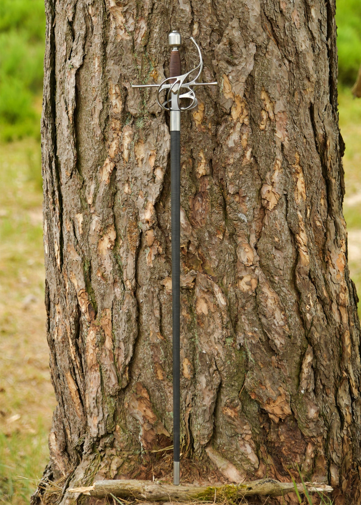 Kingston Arms Swept Hilt Rapier met schede, gepolijst, semi-scherp