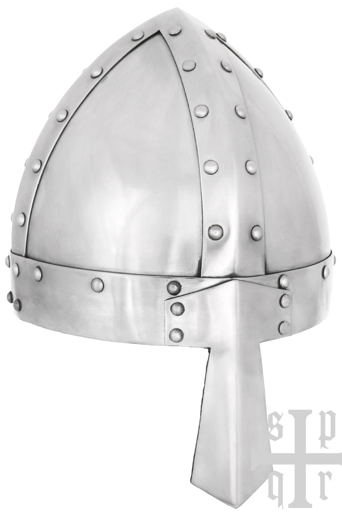 Norman spangen helmet with nose piece 2 mm front