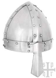 Norman spangen helmet with nose piece 2 mm front