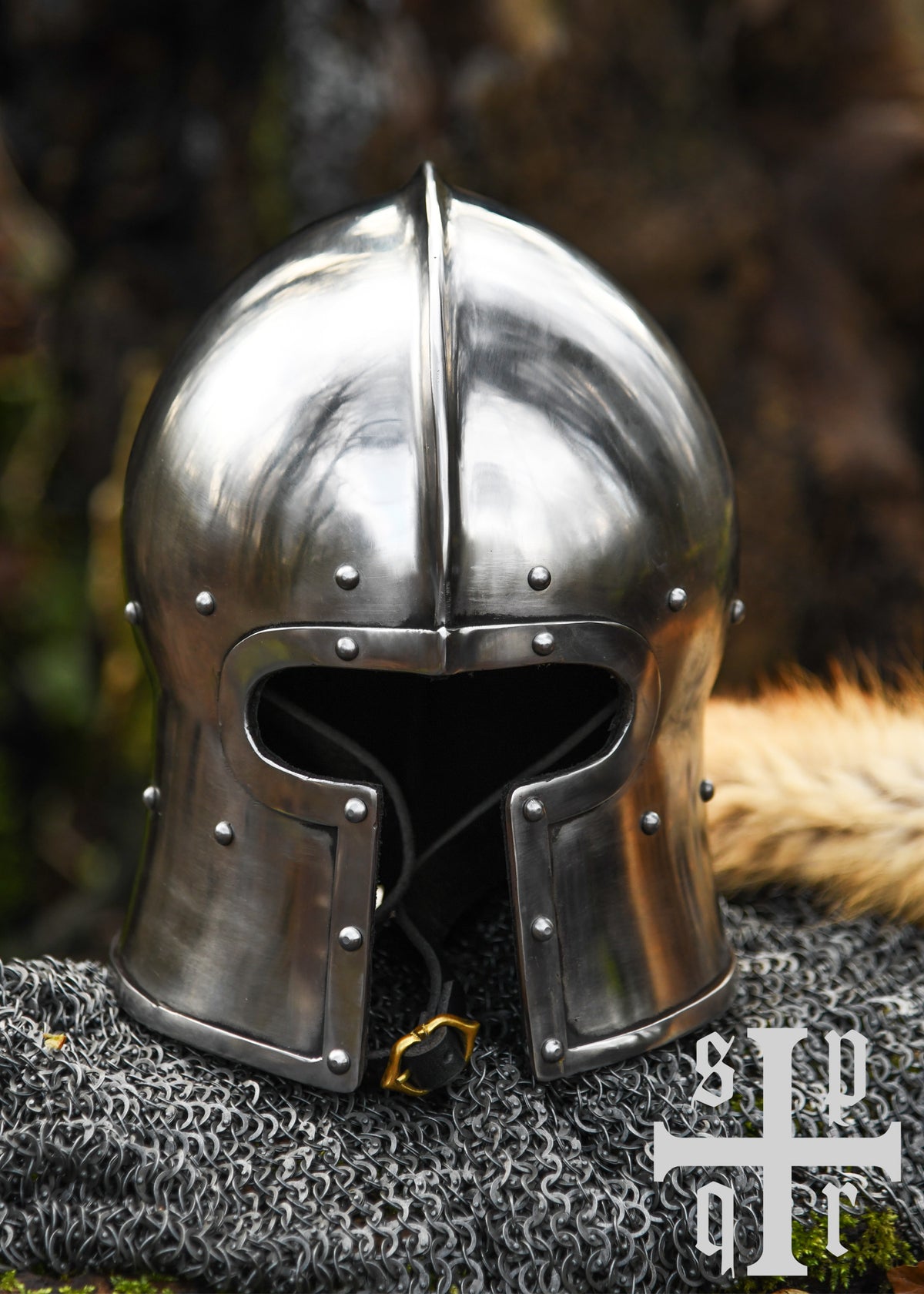 T-vormige barbute, 15e eeuw, 2 mm (battle-ready)