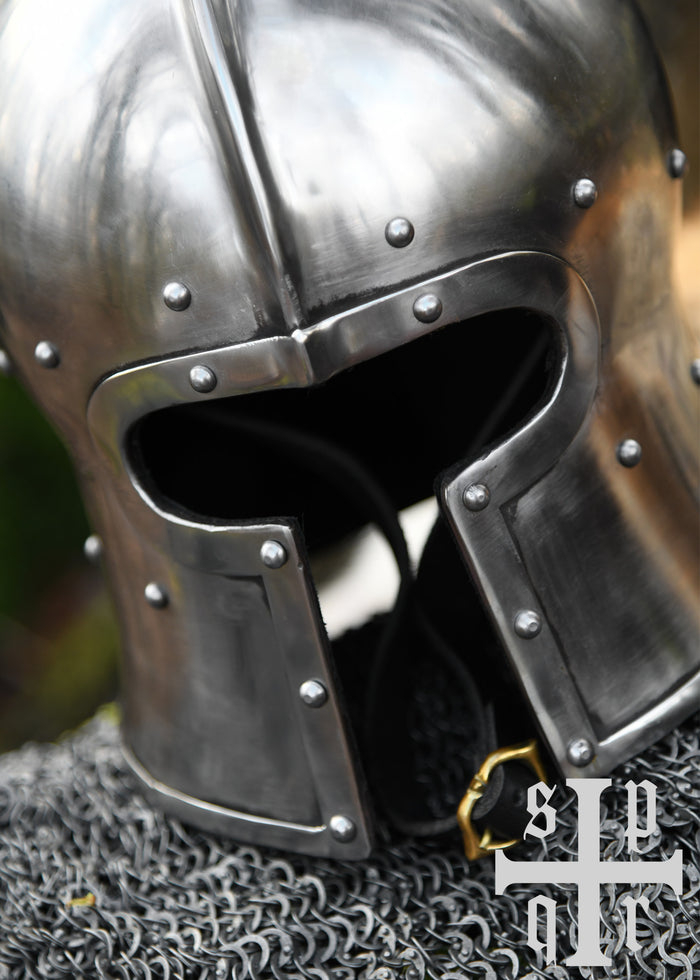 T-vormige barbute, 15e eeuw, 2 mm (battle-ready)