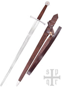 SPQR Bastaardzwaard met schede, 15e eeuw, bot (battle-ready)